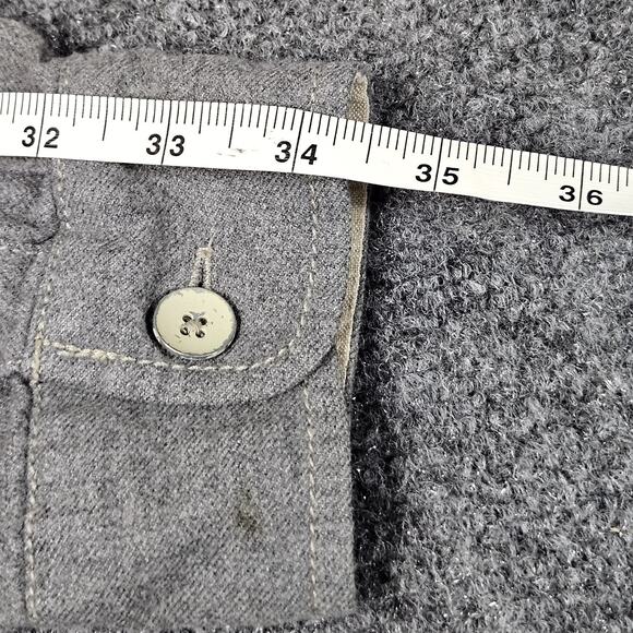 Tommy Bahama Button Up Shirt Medium Gray Relax Long Sleeve 100% Cotton MidWeight - Picture 8 of 8